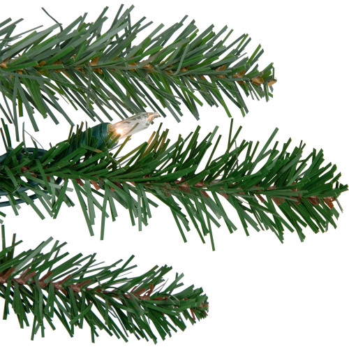 Real Touch? Pre-Lit Grande Spruce Artificial Christmas Garland - 9' x 14" - Clear Lights