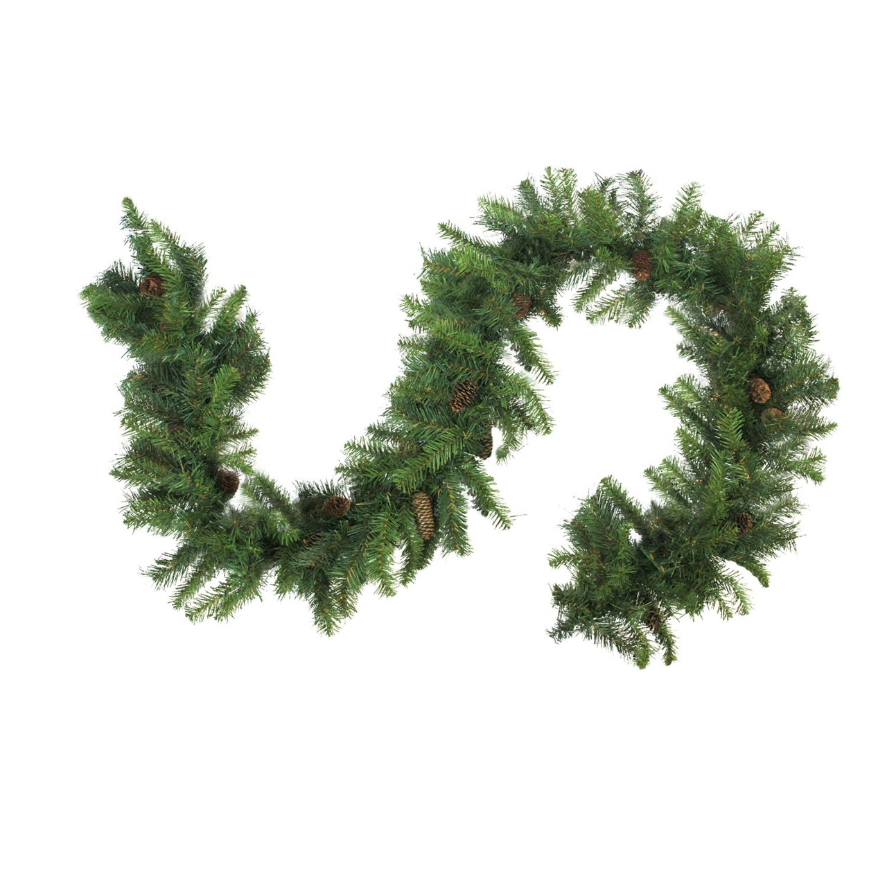 Dakota Red Pine Cones Artificial Christmas Garland - 9' x 16" - Unlit