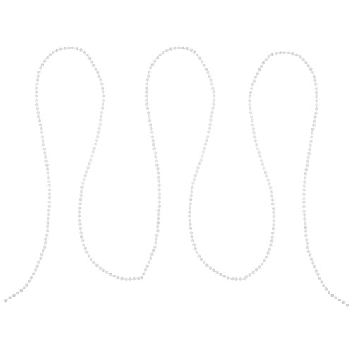 Iridescent Beaded Christmas Garland - 100' x 0.25" - Unlit