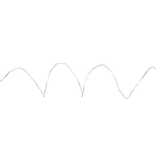 20-Count Pure White LED Micro Fairy Christmas Lights - 6ft, Copper Wire