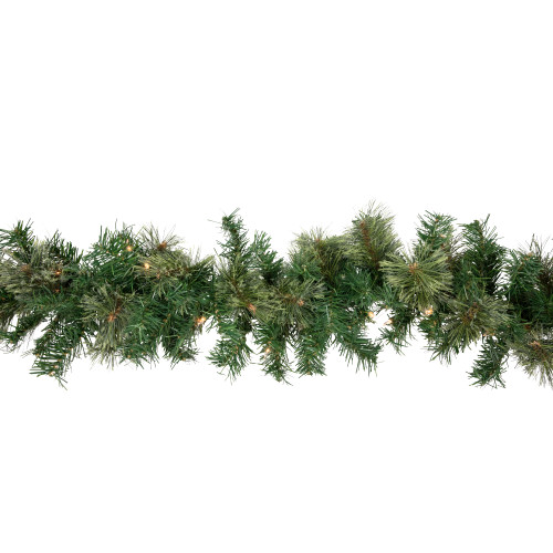 9' x 10" Pre-Lit Oregon Cashmere Pine Artificial Christmas Garland, Clear Lights