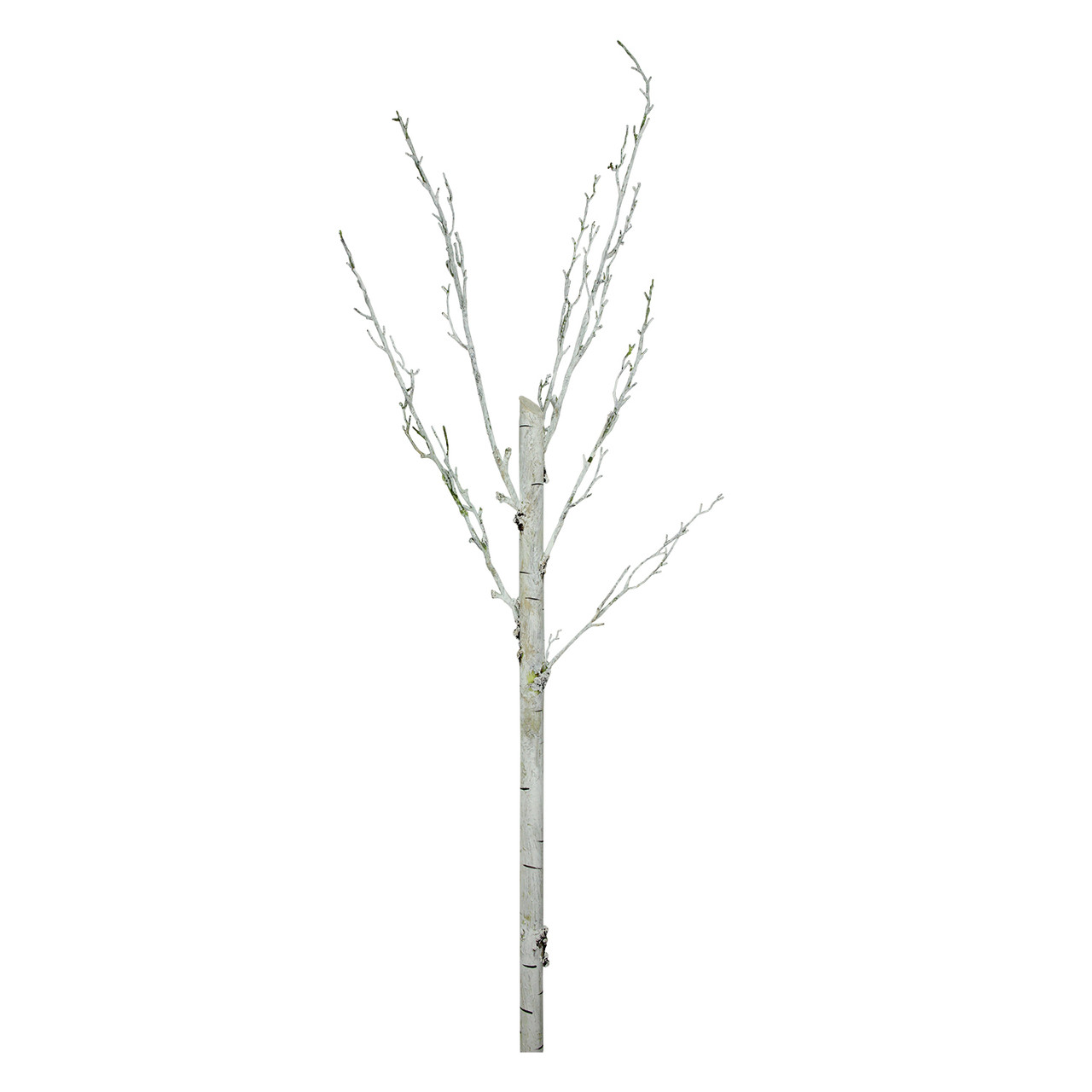 44" Gray Distressed Finish Artificial Crafting Display Tree Trunk
