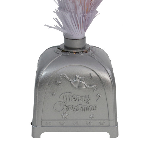 Pre-Lit Color Changing Fiber Optic Artificial Christmas Tree - 4' - White - Multicolor LED Lights