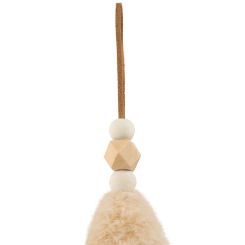 Plush Tree, Star and Heart Shaped Plaid Christmas Ornaments - 4.5" - Set of 3