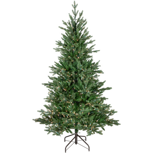 Real Touch? Pre-Lit Medium Grande Spruce Artificial Christmas Tree - 6' - Clear Lights