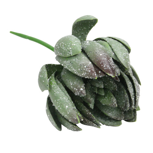 Glittered Echeveria Artificial Christmas Pick Spray - 8" - Green