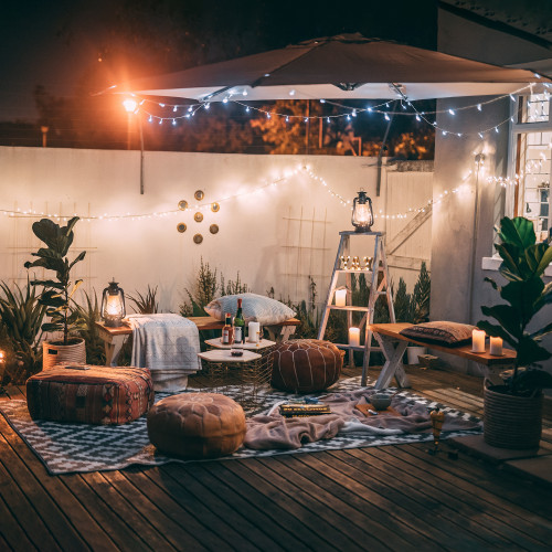 200 Count Pure White LED Solar Power Mini Christmas Light Set with Green Wire