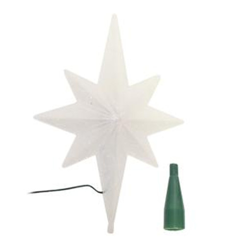 14.5" Winter Frost B/O Multi-Color LED Bethlehem Star Christmas Tree Topper