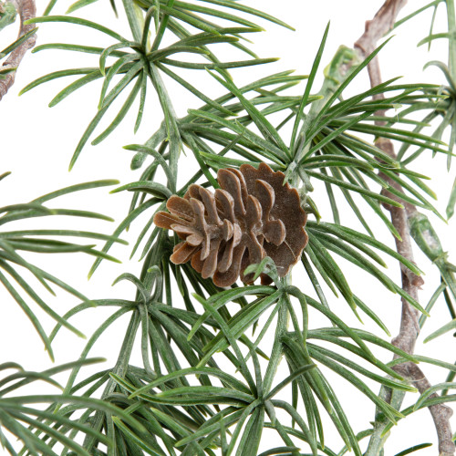 Pine Sprigs with Pine Cones Christmas Swag Wall Hanging- 27.5"