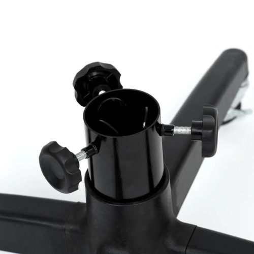 Adjustable Rolling Christmas Tree Stand for Trees 7.5'-12' - Black