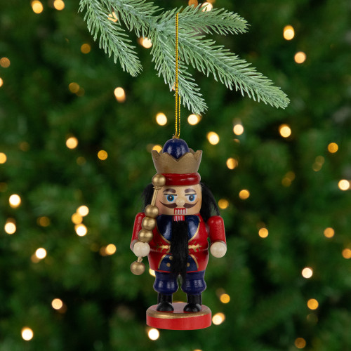 Professional Nutcracker Christmas Ornaments - 4" - Set of 6 - Multicolor
