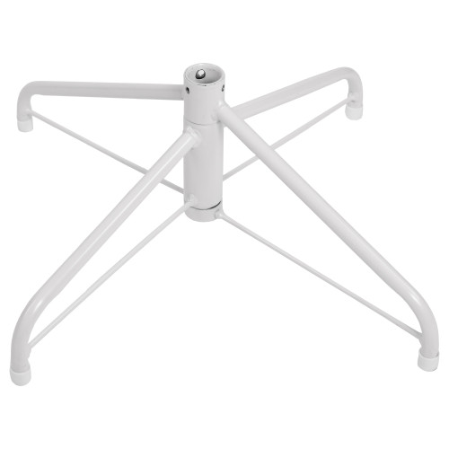 6.5' Pre-Lit Pencil White Georgian Pine Artificial Christmas Tree, Warm White LED Lights