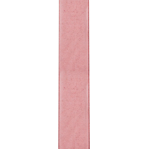 Raspberry Red Wired Christmas Craft Ribbon 2.5" x 10 Yards