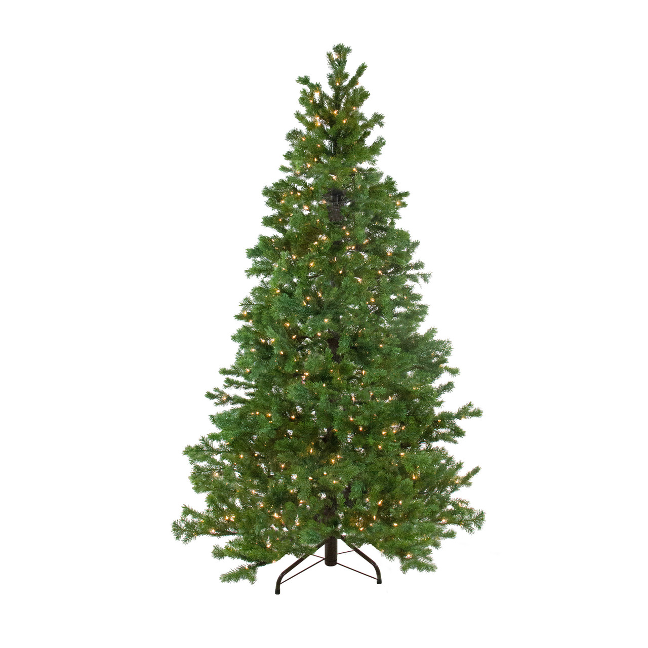Real Touch?? Pre-Lit Green Mountain Pine Artificial Christmas Tree - 6.5' - Clear AlwaysLit Lights