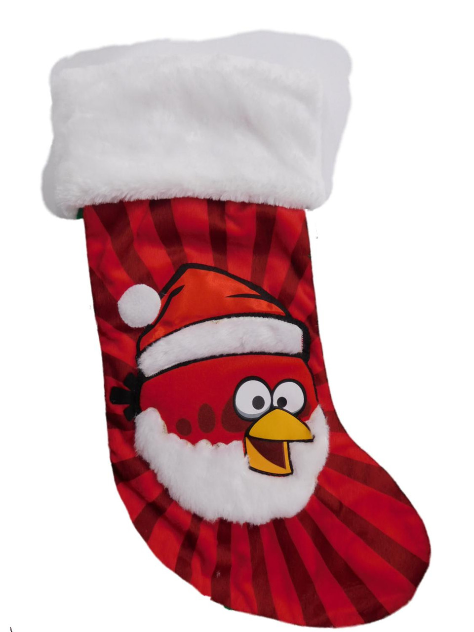 Red Angry Birds Christmas Stocking