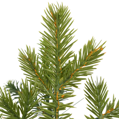 Holly and Berries, Frosted Thistle and Pine Artificial Christmas Wreath - 24" - Unlit