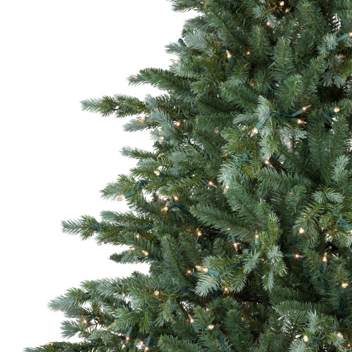 Real Touch?? Pre-Lit Medium Blue Spruce Artificial Christmas Tree - 7' - Clear Lights