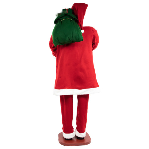72" Country Santa Claus Standing Christmas Figure