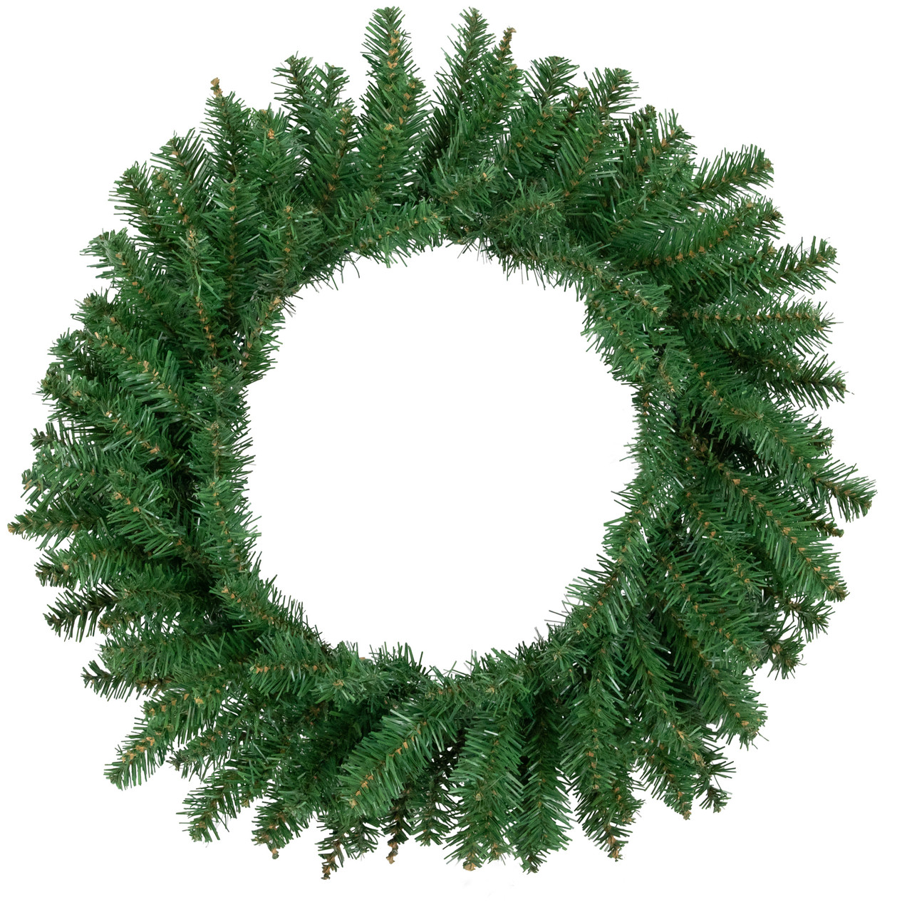 Green Winona Fir Artificial Christmas Wreath, 24-Inch, Unlit