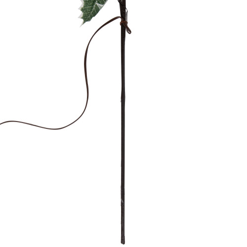 Lighted Holly Berry Christmas Pine Spray - 29" - Warm White