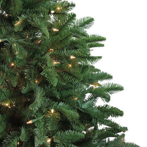 Real Touch?? Potted Sierra Norway Spruce Slim Artificial Christmas Tree - 4.5' - Clear Lights
