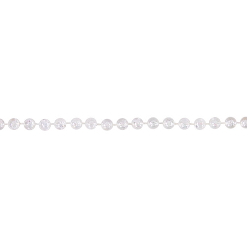 Iridescent Beaded Christmas Garland - 100' x 0.25" - Unlit