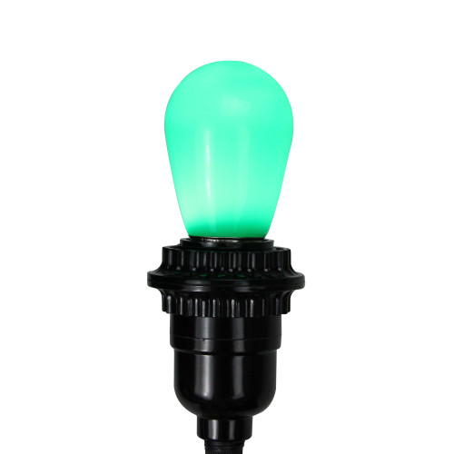 Pack of 25 Opaque LED S14 Multi-Color Christmas Replacement Bulbs