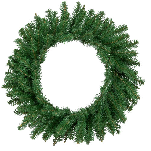 Green Winona Fir Artificial Christmas Wreath, 24-Inch, Unlit