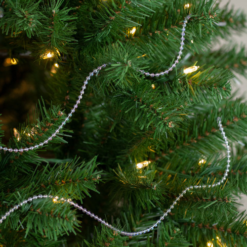 Iridescent Beaded Christmas Garland - 100' x 0.25" - Unlit