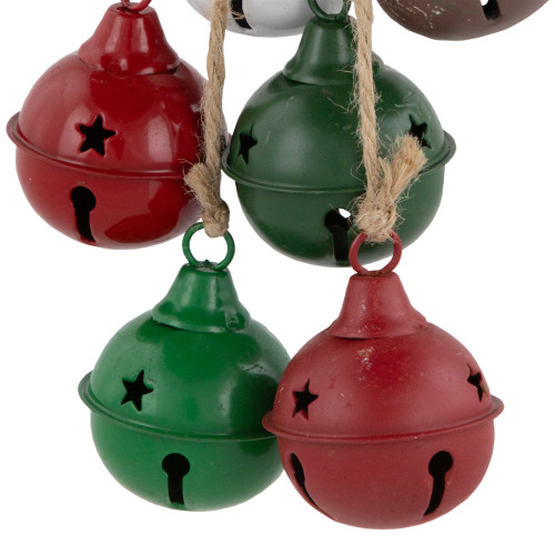 Cascading Christmas Jingle Bell Ornaments - 13.5" - Set of 2