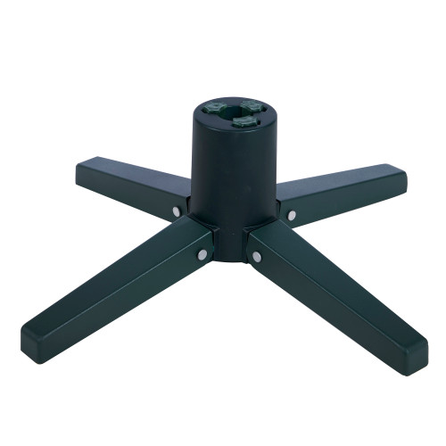 Green Adjustable Artificial Christmas Tree Stand - For Trees up to 7.75ft Tall