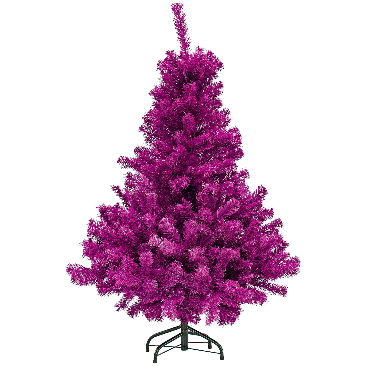 Full Pine Artificial Christmas Tree - 4' - Boysenberry Purple - Unlit