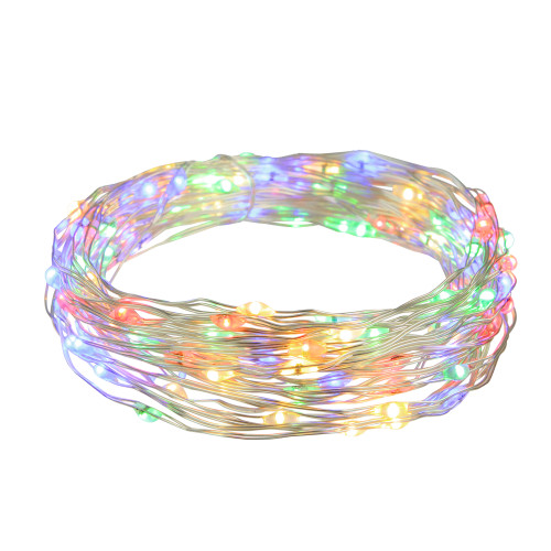 100ct Multi-Color LED Micro Fairy Lights, 16ft Copper Wire