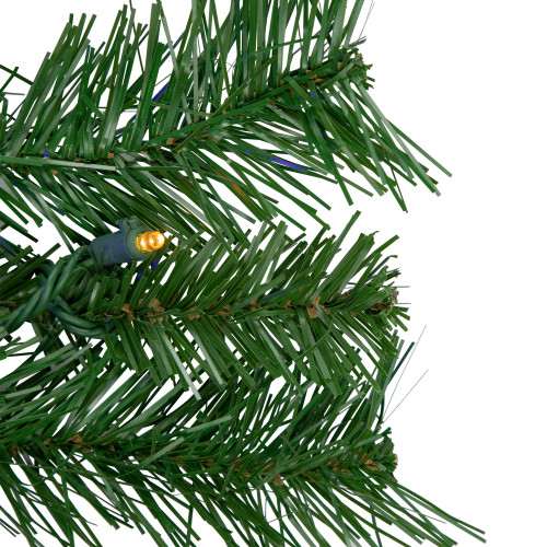 9' x 16" Pre-Lit Dakota Red Pine Artificial Christmas Garland, Multi LED Lights