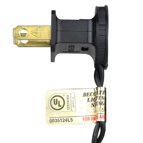 Mini Incandescent Christmas Light Set - Purple - 20.25' Black Wire - 100ct