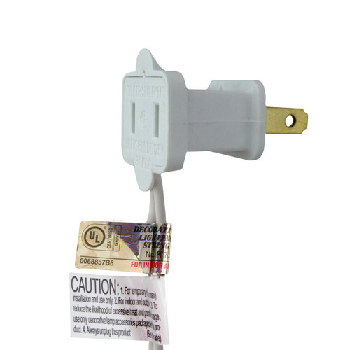 Frosted Mini Christmas Light Set - Clear - 24.5' White Wire - 50ct