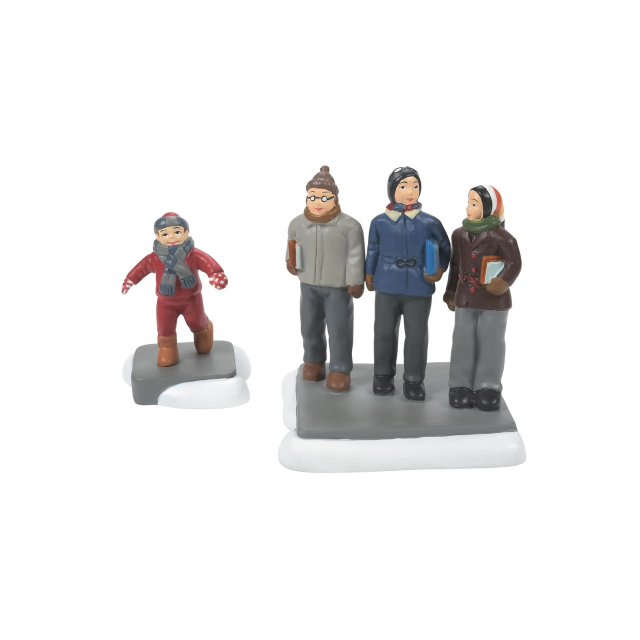 Dept 56 a Christmas Story C'mon Guys Wait Up Christmas Figure