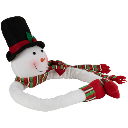Plush Snowman Hugging Christmas Tree Topper - 45" - Unlit