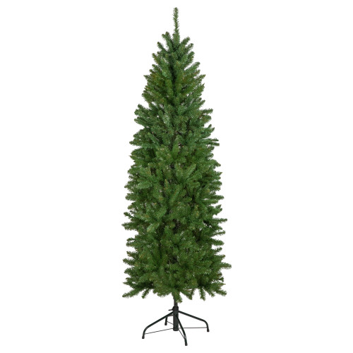 7.5' Unlit Pencil White River Fir Artificial Christmas Tree