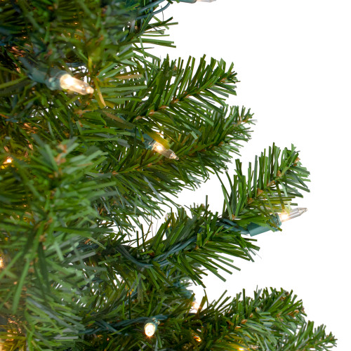 5' Pre-Lit Medium Canadian Pine Artificial Christmas Tree, Clear Lights