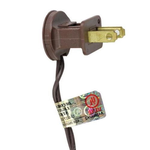 300-Count Clear Mini Christmas Light Set, 149.6ft Brown Wire