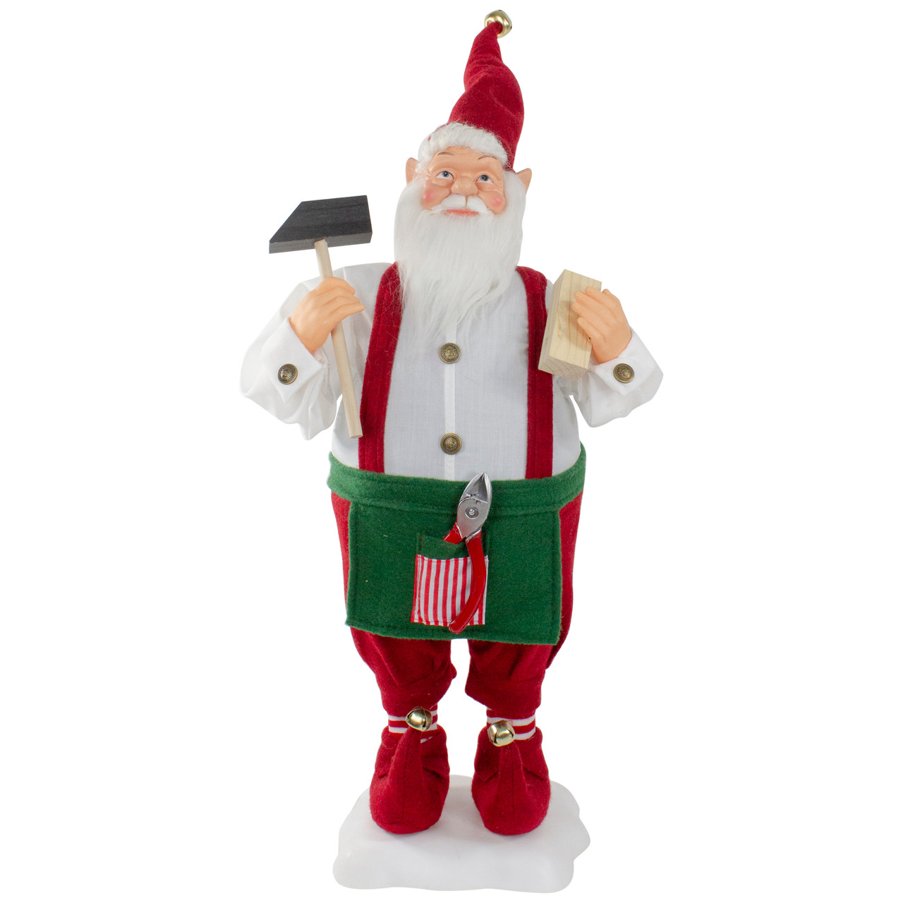 Santa's Workshop Elf Animated Standing Christmas Figure - 24"