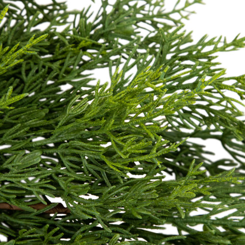 Real Touch?? Cedar Artificial Christmas Wreath with Pinecones   - 24" - Unlit