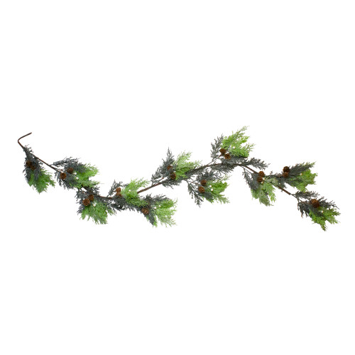 5' Berry, Cedar and Pine Cone Artificial Christmas Garland - Unlit