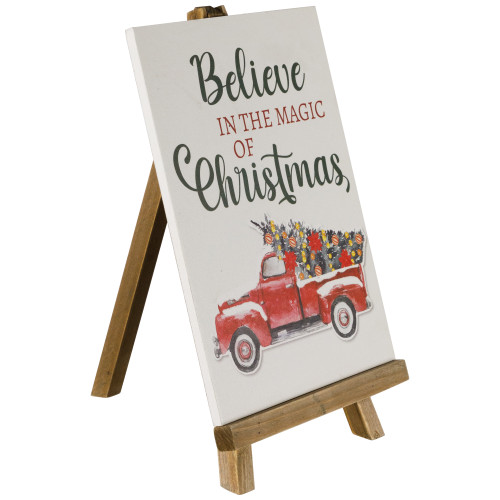 Believe in the Magic of Christmas Sign - 9.25"