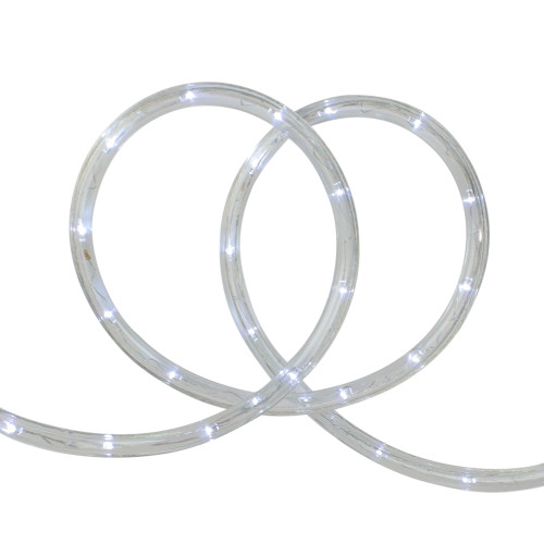 96' White LED Flexible Christmas Rope Light