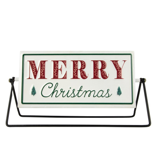 Merry Christmas/Holiday Market Reversible Sign - 10.25"