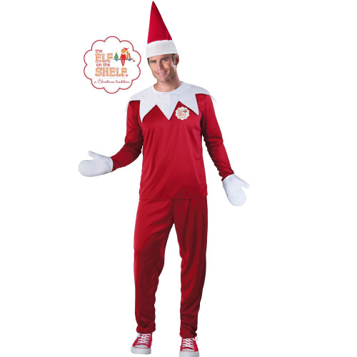 The Elf on the Shelf Men's Christmas Costume - Medium