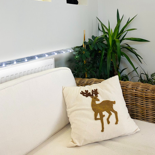 100ft Pure White LED Christmas Rope Lights