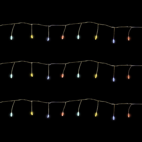 Set of 40 Multi-Color LED Fairy Christmas Lights with Remote Control 6��